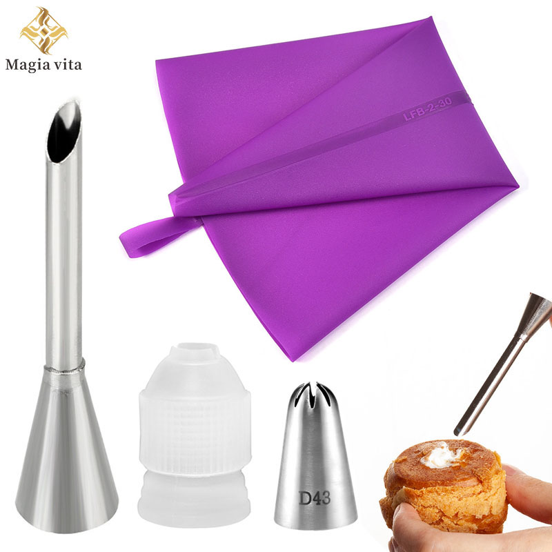 Piping Bag Disposable - Poche à douille réutilisable en silicone