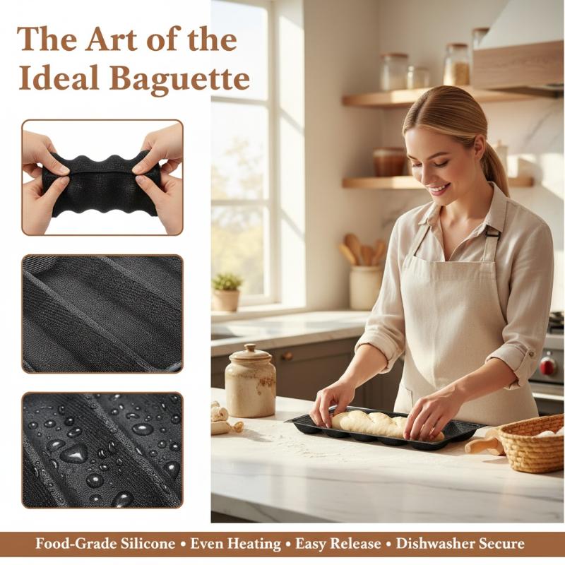 Kitchen Essentials Baking Tray - Plaque de cuisson antiadhésive à 5