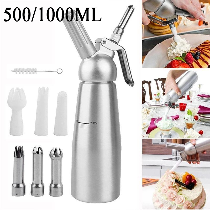 Piping Bag Disposable - Pistolet à mousse crème 500/1000ml, pistolet