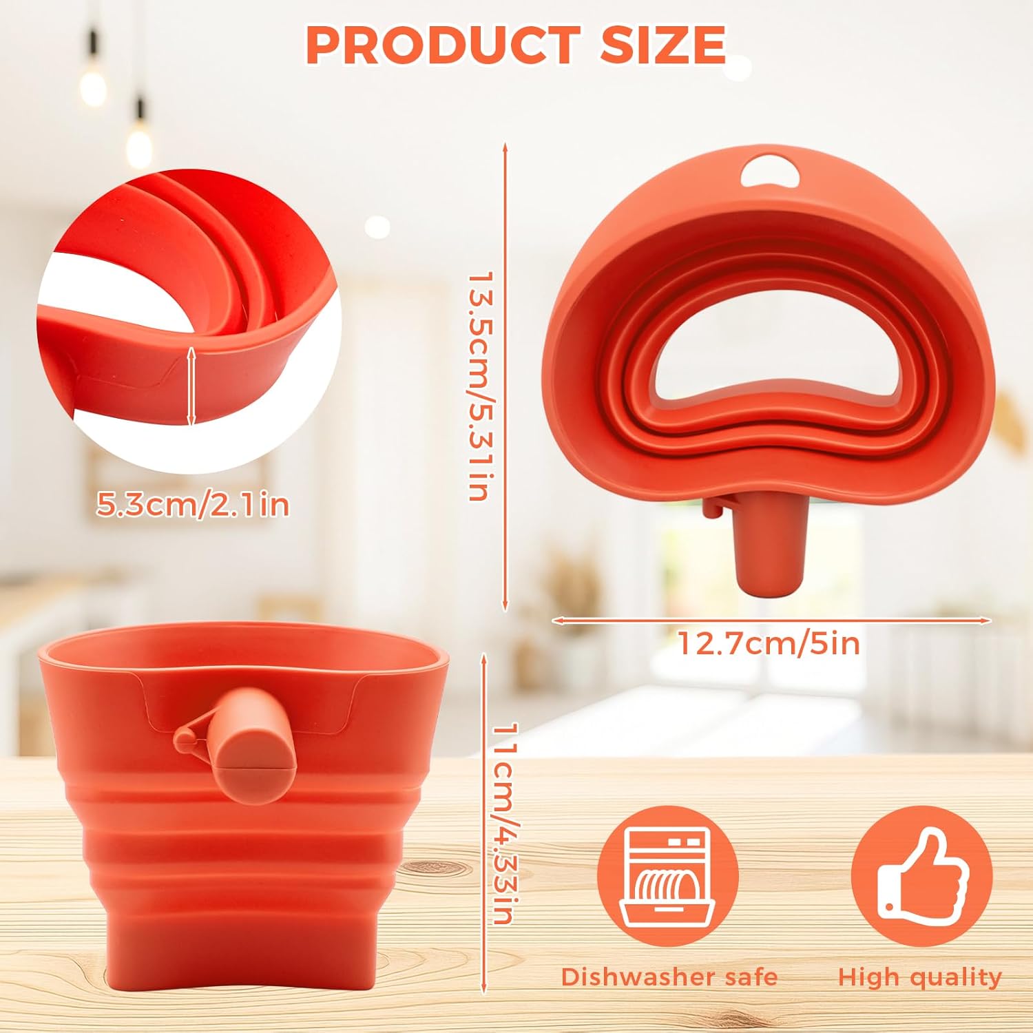 Entonnoir à farine en silicone - Kitchen Baking Aid avis et prix