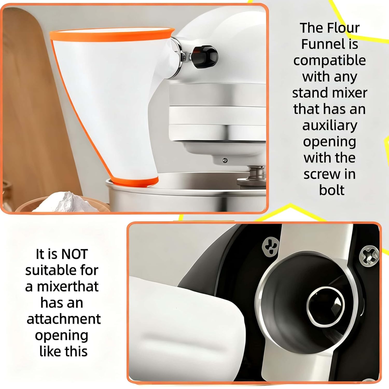Mélangeur à farine pour robot  - Kitchen Baking Aid avis et prix
